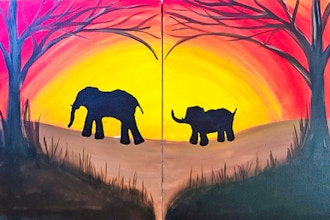 All Ages Paint Nite: Momma Elephant's Heart